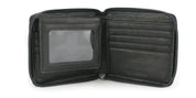 Osgood Marley RFID Zip Passcase Wallet - Black