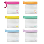 MyTagAlongs Jewelry Pouches Set of 6 - Multi Colored