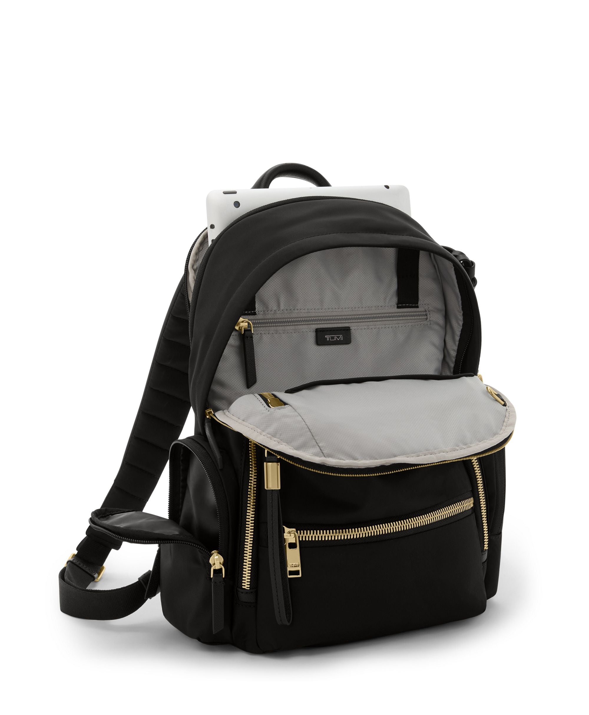 TUMI Voyageur Celina Medium Backpack - Black/Gold
