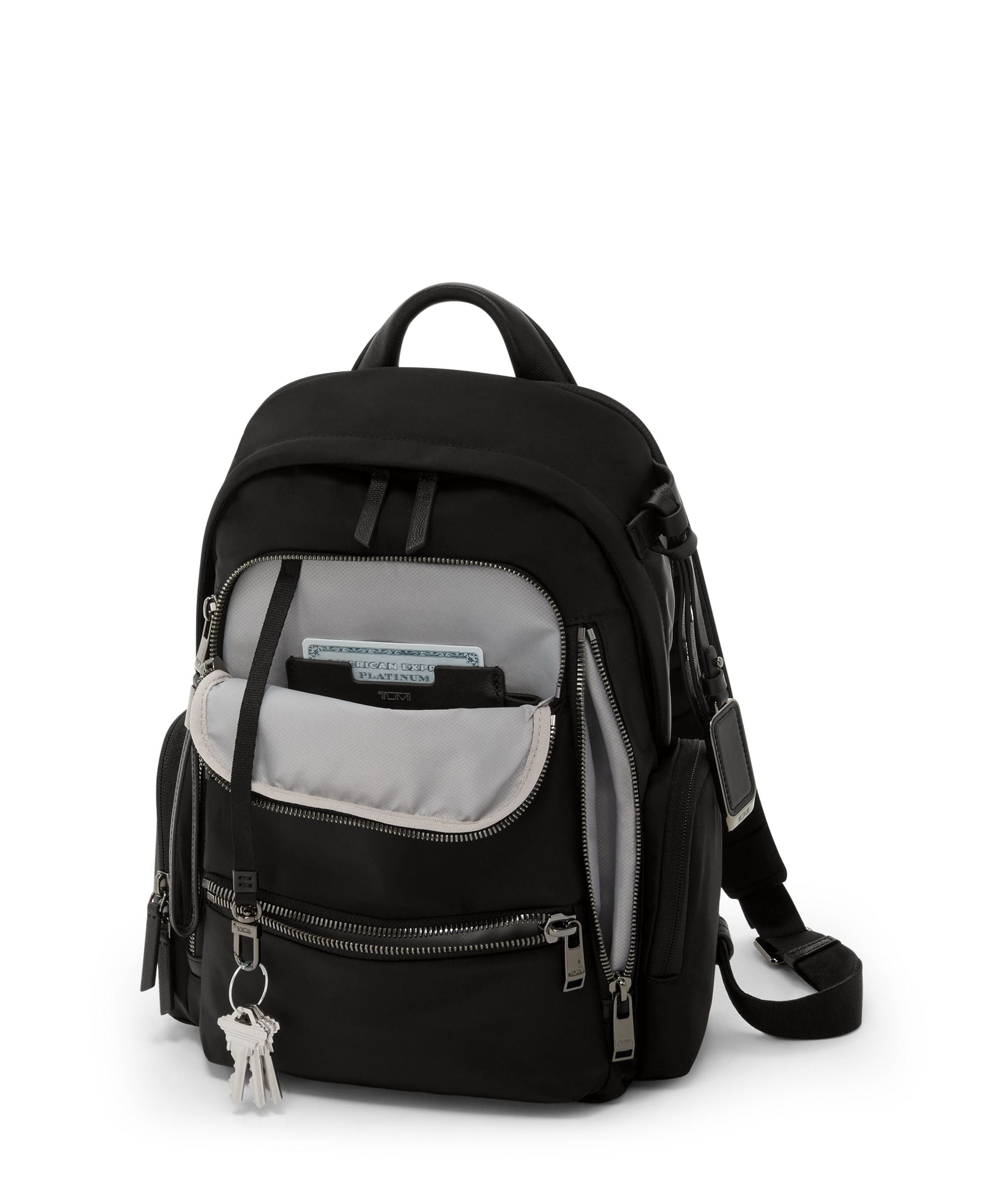 TUMI Voyageur Medium Celina Backpack - Black/Gunmetal