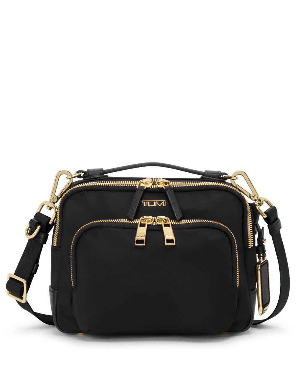 TUMI Voyageur Teghan Crossbody - Black/Gold