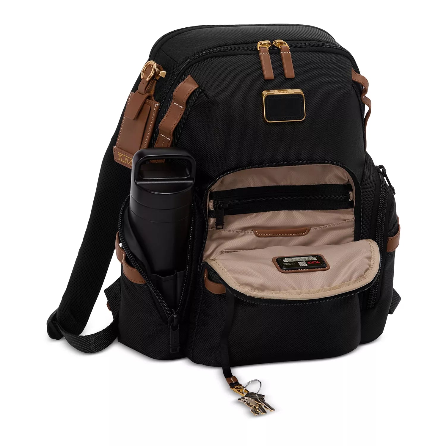 TUMI Alpha Bravo Navigation Backpack -Black/Bridle