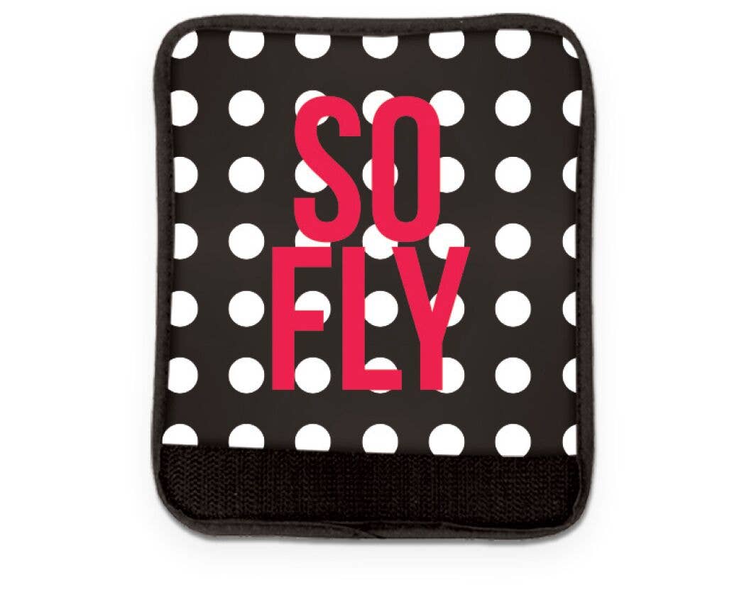 Hang Accessories Luggage Handle Wrap: Shady Dot