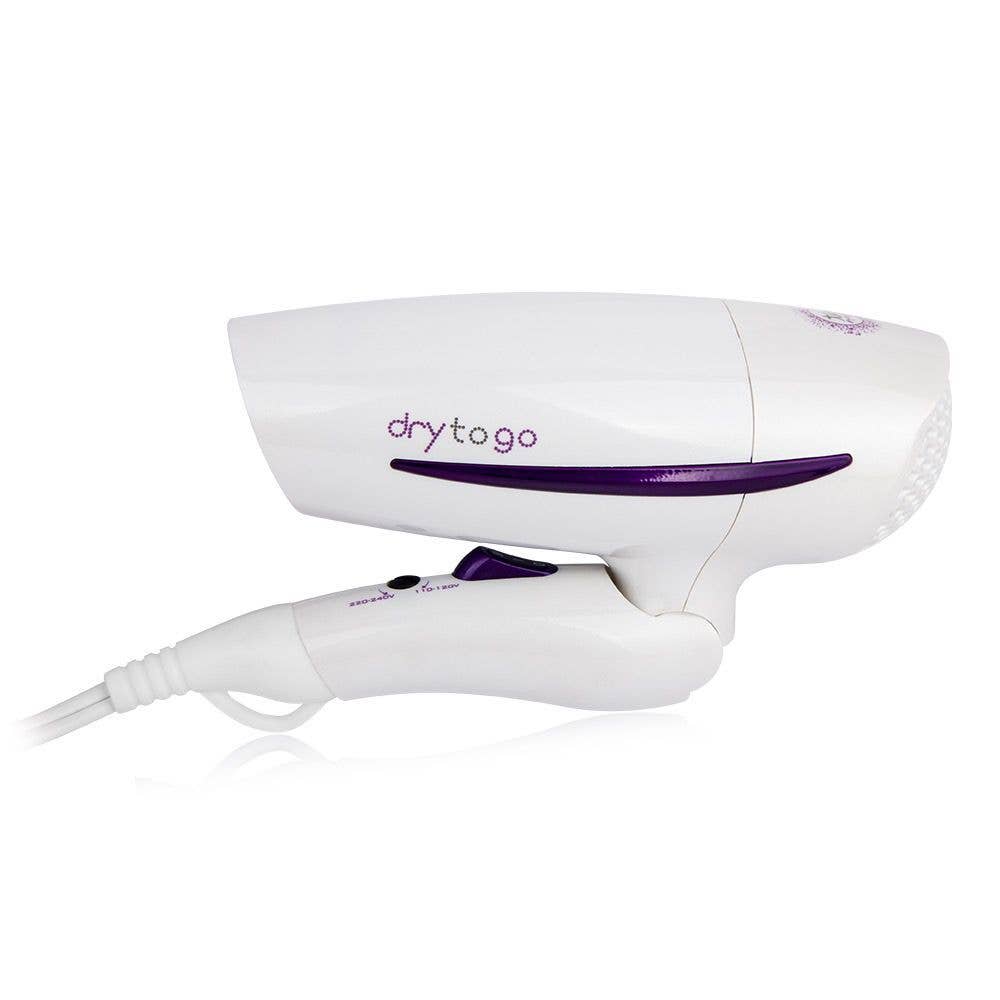 Tiri Pro Dual Voltage Travel Hair Dryer - White