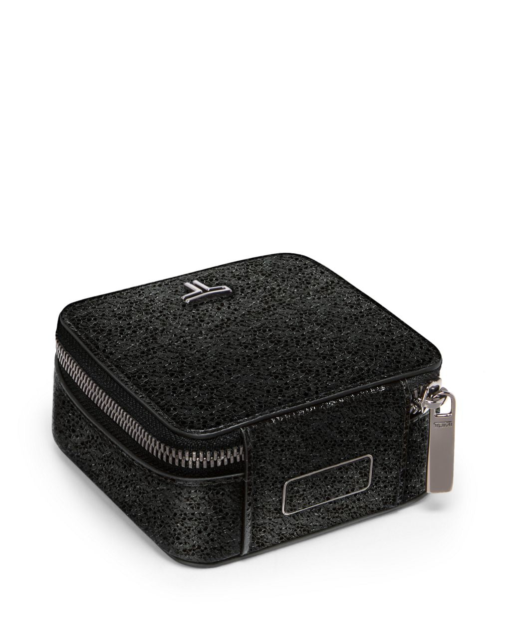 TUMI Belden Leather Jewelry Case -  Shiny Black