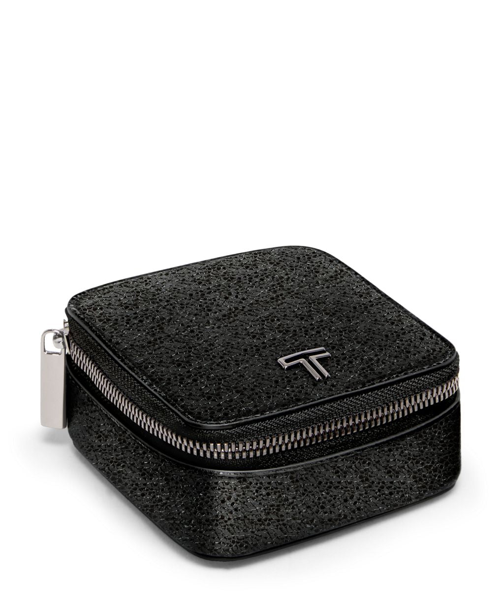 TUMI Belden Leather Jewelry Case -  Shiny Black