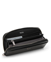 Tumi BELDEN Zip-Around Continental Wallet - Black/Gunmetal
