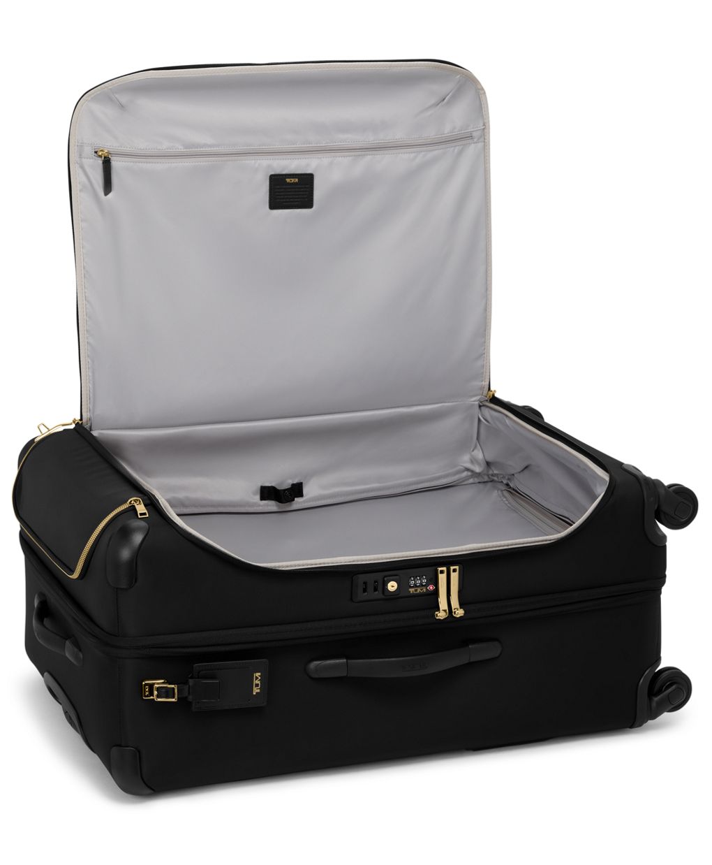 TUMI Voyageur Léger Medium Dual Access Expandable Checked - Black/Gold