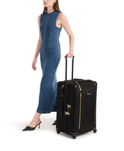 TUMI Voyageur Léger Medium Dual Access Expandable Checked - Black/Gold