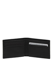 TUMI Nassau Double Billfold - Black Textured Monogram