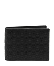 TUMI Nassau Double Billfold - Black Textured Monogram