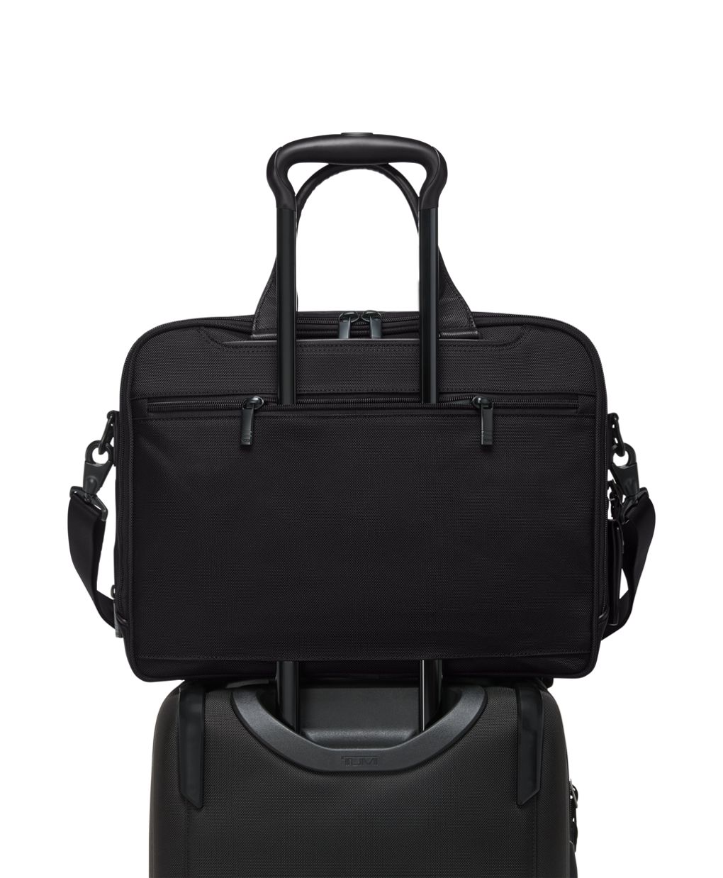 TUMI ALPHA Medium 15" Expandable Briefcase - Black