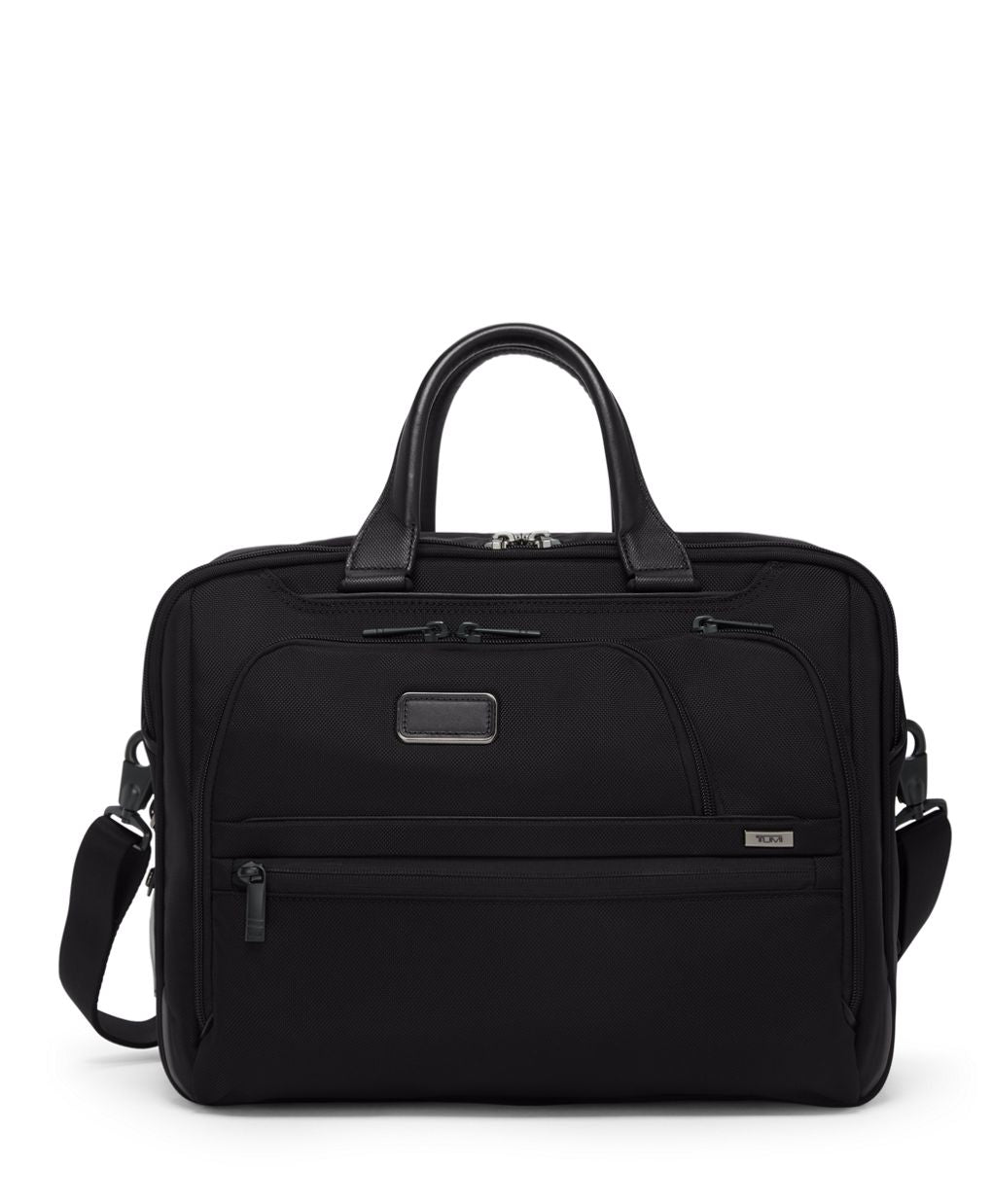 TUMI ALPHA Medium 15" Expandable Briefcase - Black