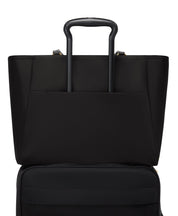 TUMI Voyageur Valetta Large Tote - Black/Gold