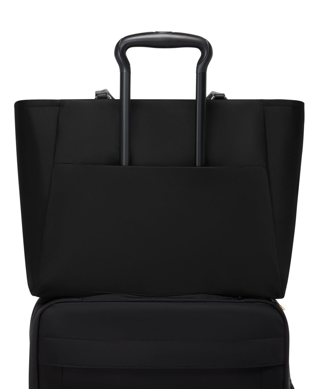 TUMI Voyageur Valetta Large Tote -Black/Gunmetal