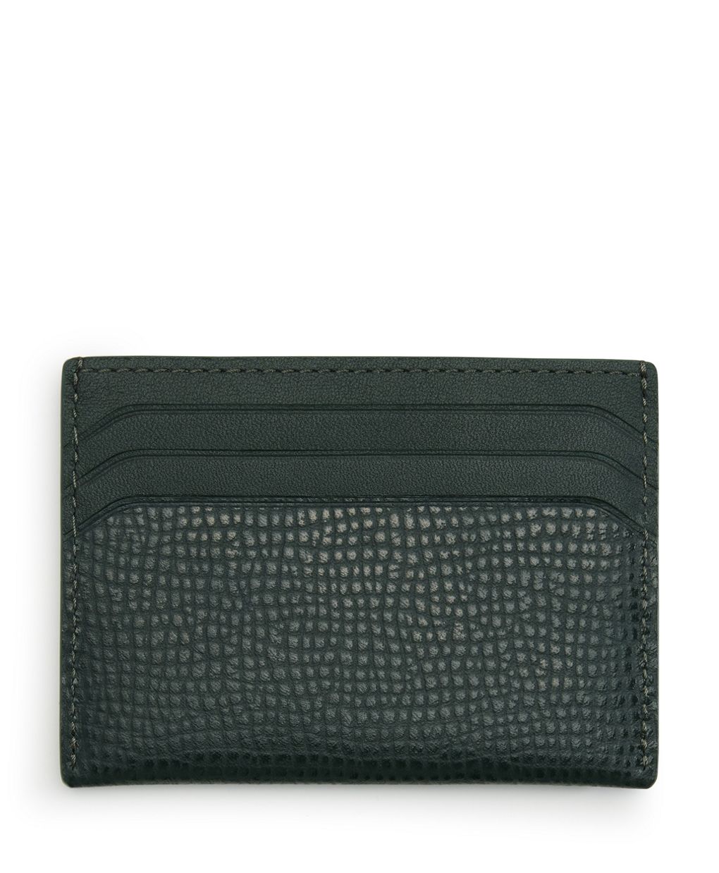TUMI Nassau 6 Credit Card Slim Card Case - Deep Pine Textured Smooth