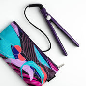 Glister Mini Adventurist Dual Voltage Flat Iron (with Travel Carrying Bag) - Purple