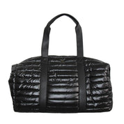 Lemonbella Puffer Weekender Duffle Travel Bag Black 