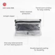 TILLIV Compak Large with Zipper Guard -  Digital White