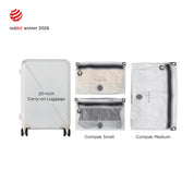 TILLIV Compak Small with Zipper Guard -  Digital White