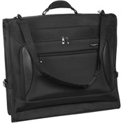 Wally Bags 45" Premium Garment Bag w/Shoulder Strap & Pockets - Black