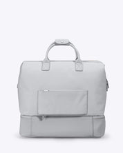 NOBL Travel Drop Bottom Weekender Bag - Silver