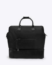NOBL Travel Drop Bottom Weekender Bag - Jet Black