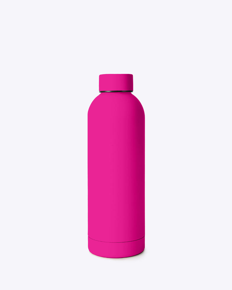NOBL Travel Stainless Steel Water Bottle - Hot Pink