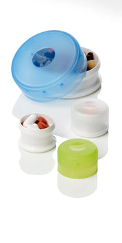 Humangear GoTubb Medium  3 Pack - Clear/Teal/Aqua