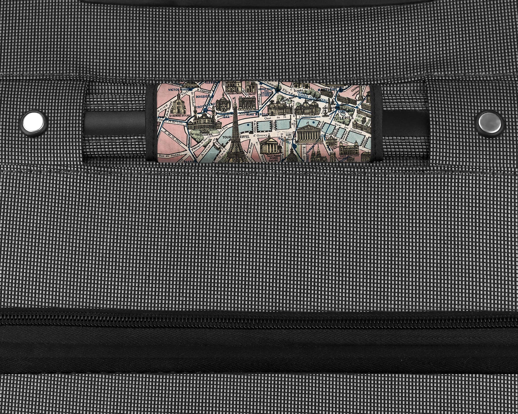 Daisy Mae Paris France Map Suitcase Spotter Luggage Handle Wrap
