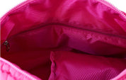 Mimi Quilted Puffer Weekender/Duffel Bag: Navy