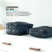 Nomatic 3 Piece Compression Packing Cube Set - Navy