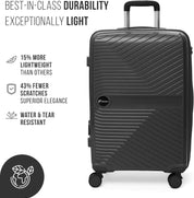 Feelway Luggage 20" Expandable Carry On - Black