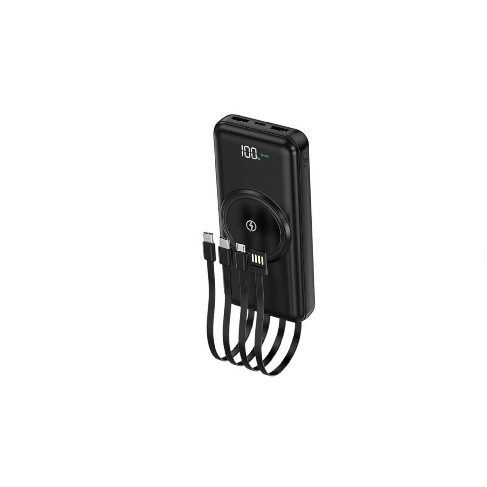 MIghty Wireless Power Bank 20,000mah 4in1 - Black