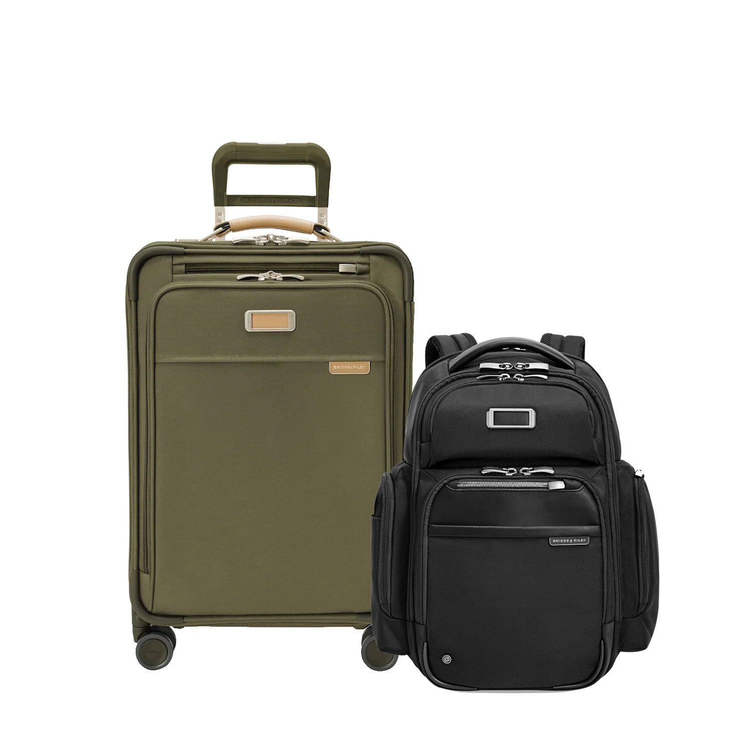 Briggs & Riley Business Trip Set: Carry On + Large Backpack