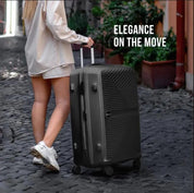 Feelway Luggage 24" Expandable Spinner - Black