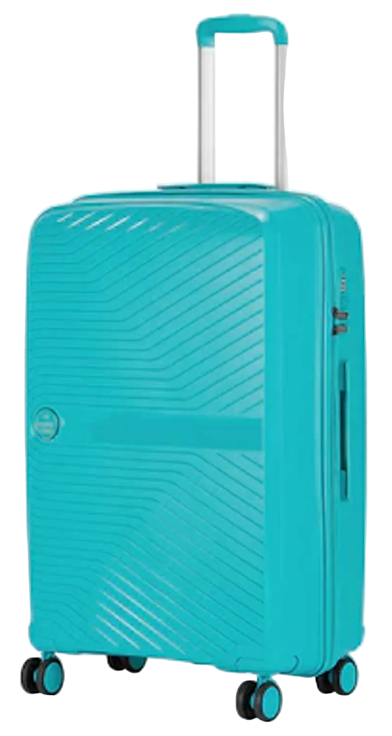 Feelway Luggage 24" Expandable Spinner - Sky Blue