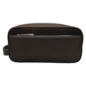 ILI New York Canvas Dopp Kit - Dark Brown