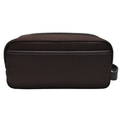 ILI New York Canvas Dopp Kit - Dark Brown