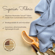 The Wayfarer Travel Wrap UPF 50+ - Serenity Blue
