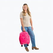 Lug Legacy Collection Ranger Wheelie Spinner Rolling Tote: MAGENTA