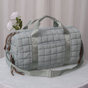 Mimi Quilted Puffer Weekender/Duffel Bag: Bubblegum