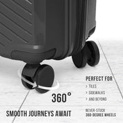 Feelway Luggage 28" Expandable Spinner  - Black