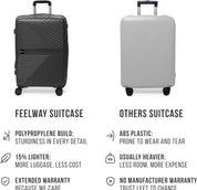 Feelway Luggage 28" Expandable Spinner  - Black