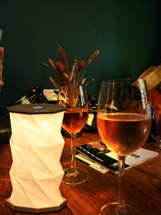 Illumates White Mini Folding Lamp