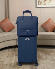 NOBL Travel Drop Bottom Cabin Weekender Bag - Midnight Navy