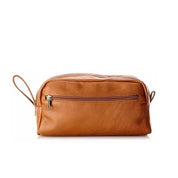 David King Leather Tall Shave Kit - Tan