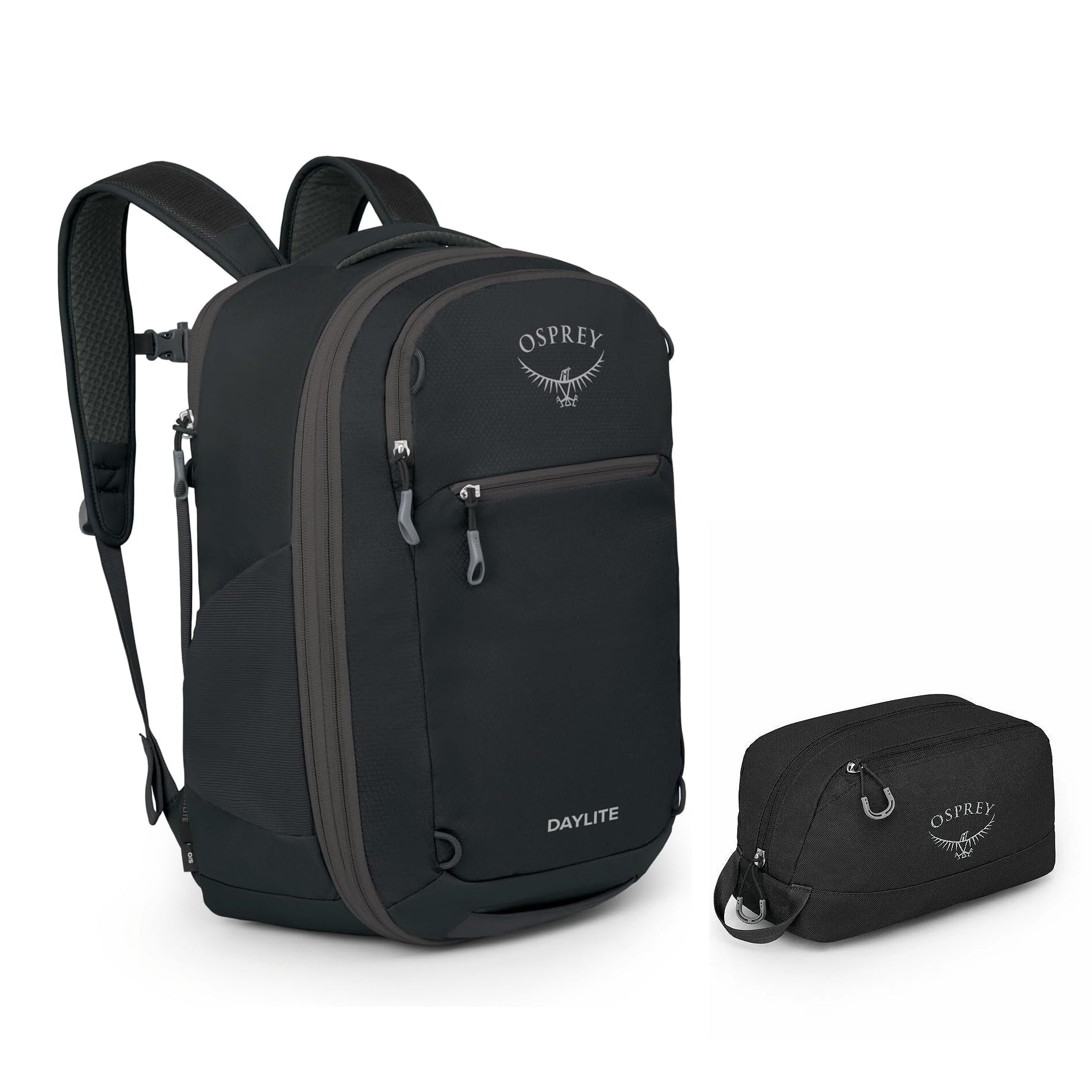 Osprey Daylite Travel Set – Travel Backpack 26+6L + Toiletry Kit – Black