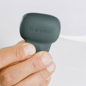 Haven Toothbrush Cover 2-Pack: Gray & Teal