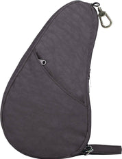 AmeriBag 10" Distressed Nylon Baglett: Graphite